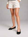 Women's Bow Ballet Flats – Soft Round Toe in Black — shoe close-up