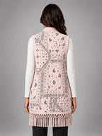 Women's Paisley Longline Vest – Layering Statement Piece