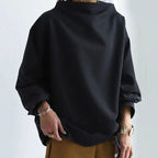 Women's High-Neck Sweater – Relaxed Oversized Fit, alternative view