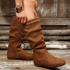 Women's Mid-Calf Boots – Slouchy, Side Zip – view 9