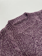 Women's Cable Knit Sweater Dress – Diamond Pattern – view 5