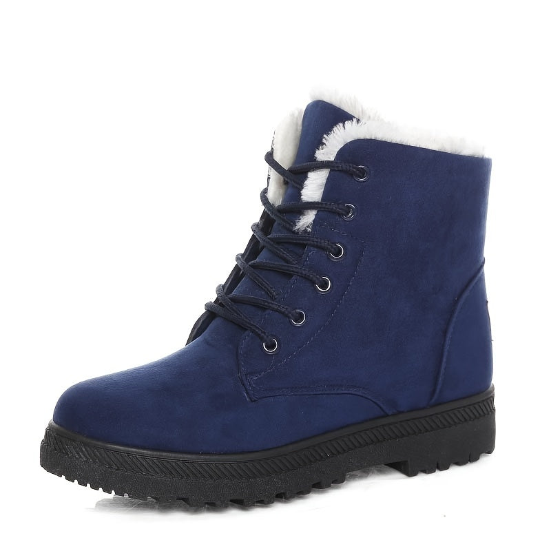 Women's Lace-Up Ankle Boots – Plush Lined – view 6