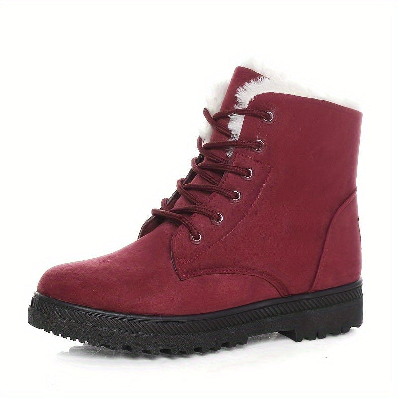 Women's Lace-Up Ankle Boots – Plush Lined – view 8