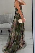 Women's Floral Maxi Evening Dress – Cross-Wrap Bodice, alternative view