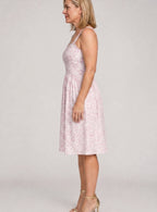 Women's Floral Square-Neck Dress – Wide Straps, alternative view