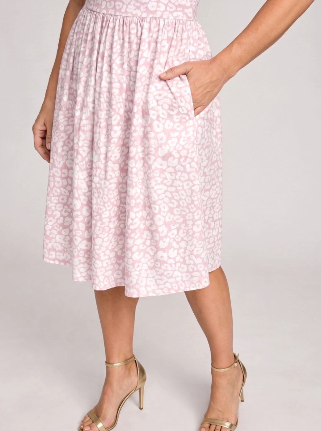 Women's Floral Square-Neck Dress – Wide Straps, alternative view