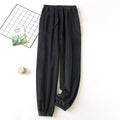 Women's Brushed Plush Pajama Pants – Black